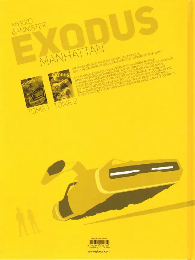 Verso de l'album Exodus Manhattan 2/2