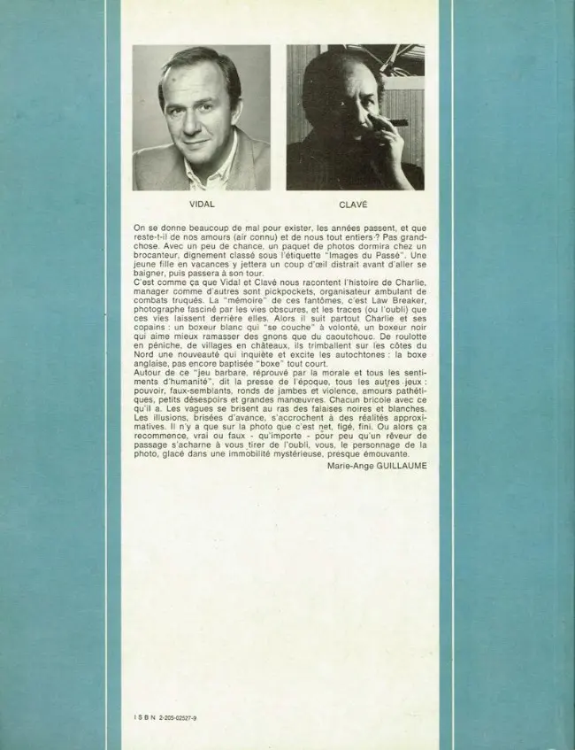 Verso de l'album Charlie and boys
