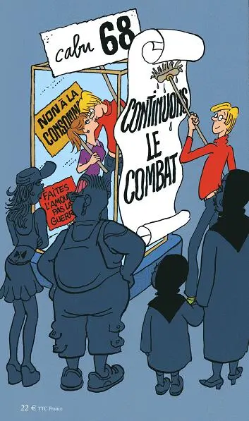 Verso de l'album Cabu 68