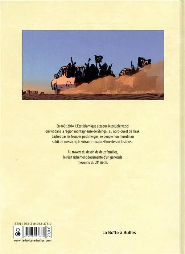 Verso de l'album Shingal