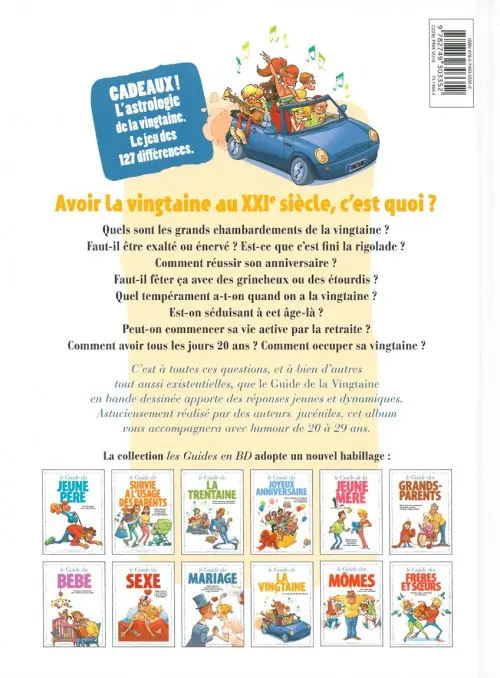 Verso de l'album Le Guide Tome 31 Le guide de la vingtaine