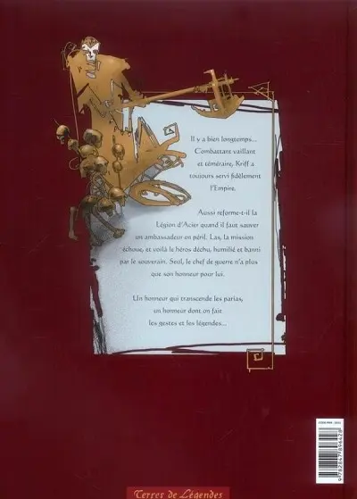 Verso de l'album La Chute du dragon noir Tome 1 Nadir