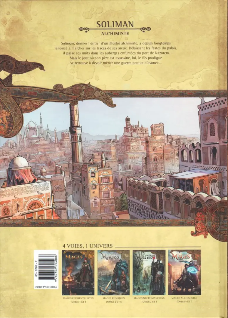 Verso de l'album Mages Tome 7 Soliman
