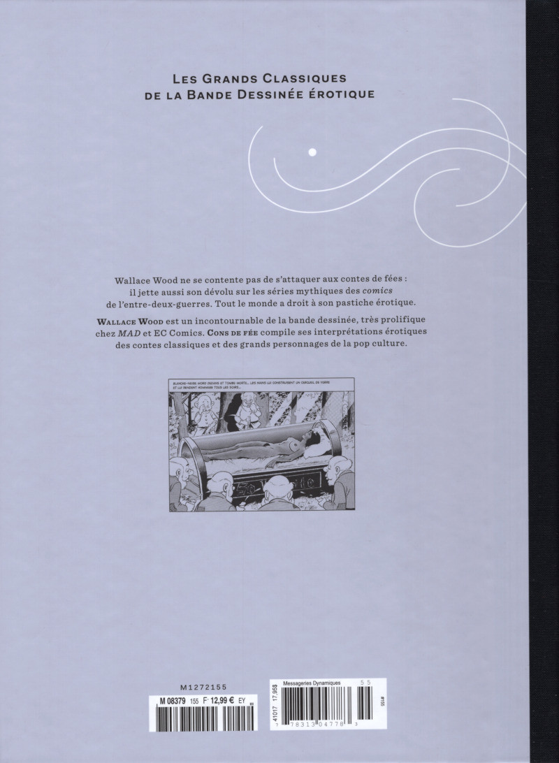 Verso de l'album Les Grands Classiques de la Bande Dessinée Érotique - La Collection Tome 155 Cons de Fées - Tome 2