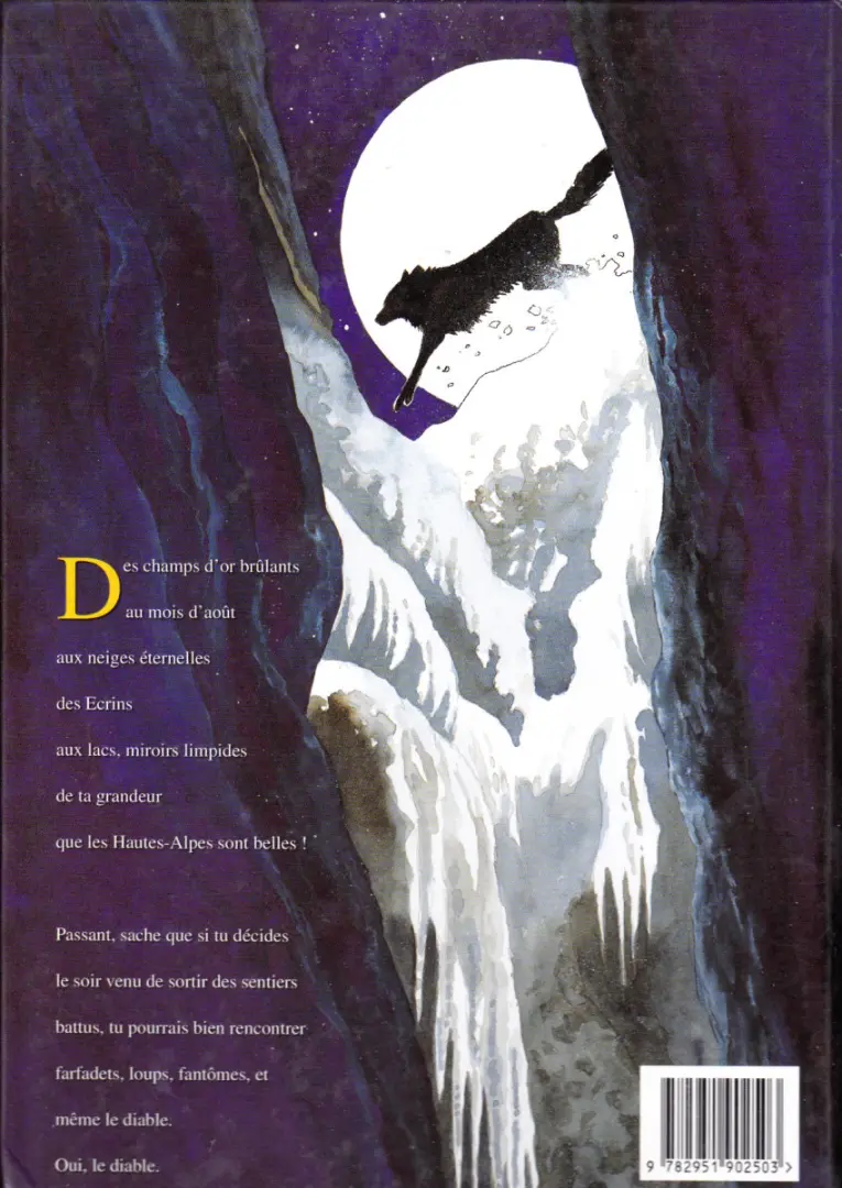 Verso de l'album Contes et Légendes des Hautes-Alpes