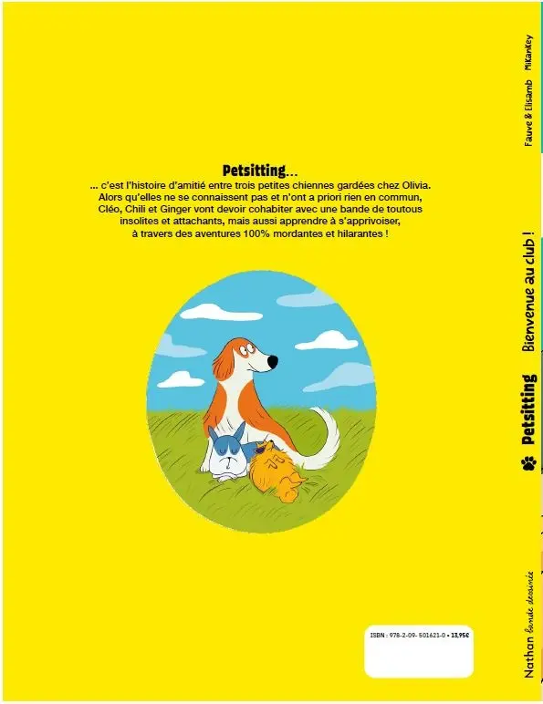 Verso de l'album Petsitting 1 Bienvenue au club !