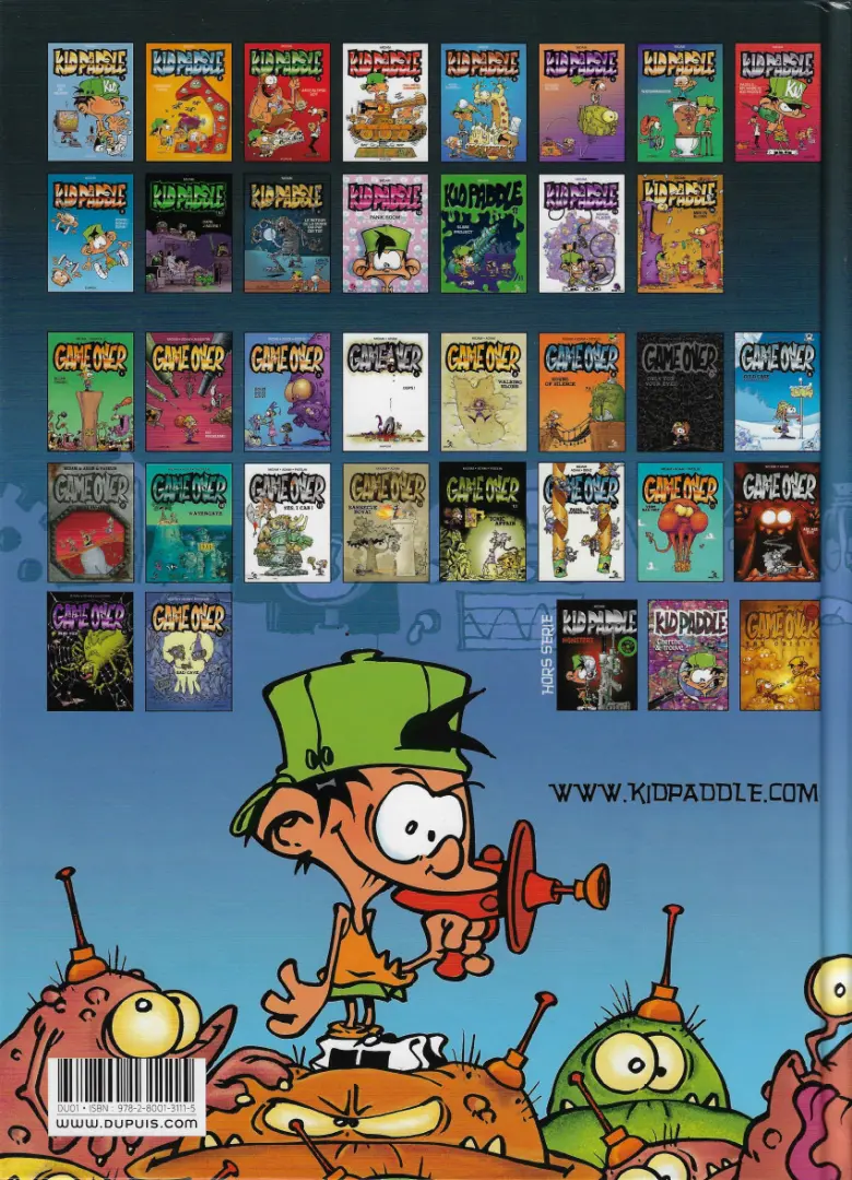 Verso de l'album Kid Paddle Tome 7 Waterminator