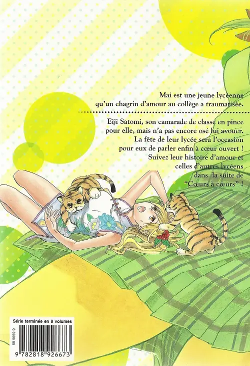 Verso de l'album Coeurs à coeurs 4