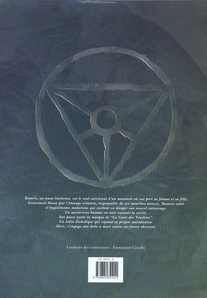 Verso de l'album Garous