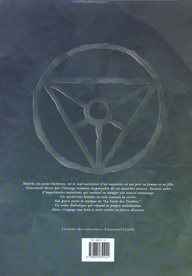 Verso de l'album Garous