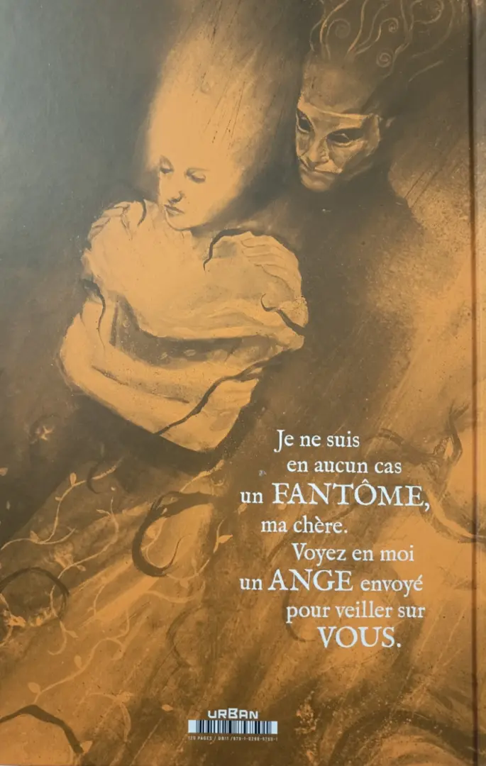 Verso de l'album Le fantôme de l'opéra