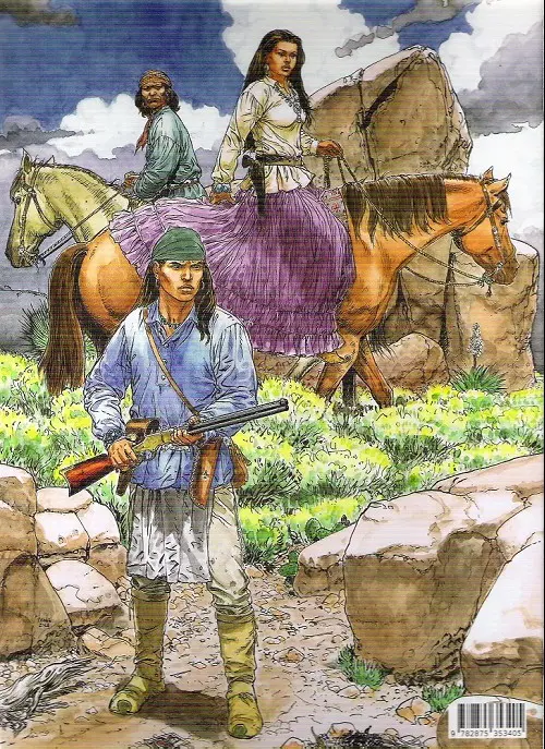 Verso de l'album Delgadito Tome 1 Le choix de l'Aigle