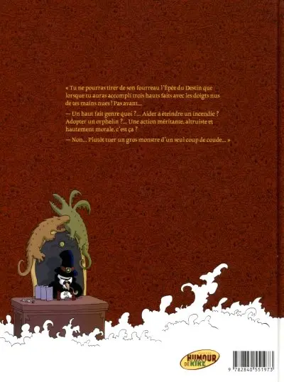 Verso de l'album Donjon Zénith Tome 1 Cœur de canard