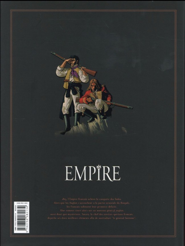 Verso de l'album Empire L'intégrale - Tomes 1 à 3