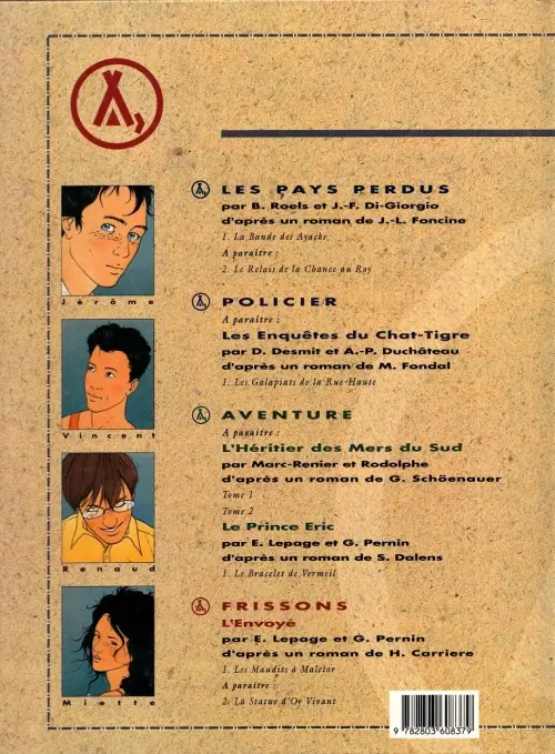 Verso de l'album L'Envoyé Tome 1 Les Maudits à Maletor