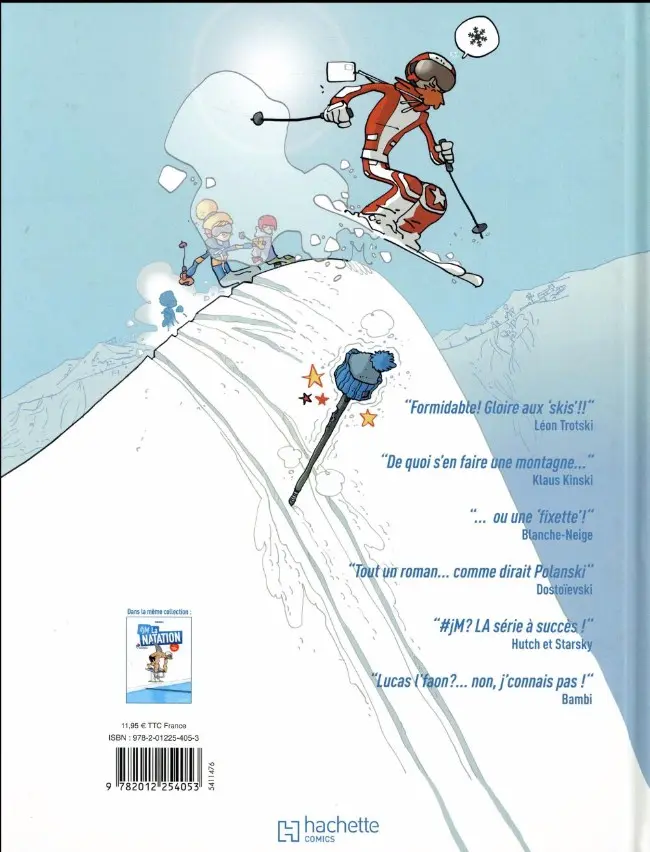 Verso de l'album #JM Le ski