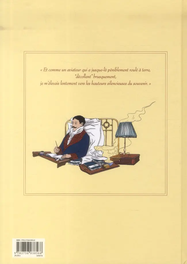 Verso de l'album À la recherche du temps perdu Du côté de chez Swann - Édition intégrale