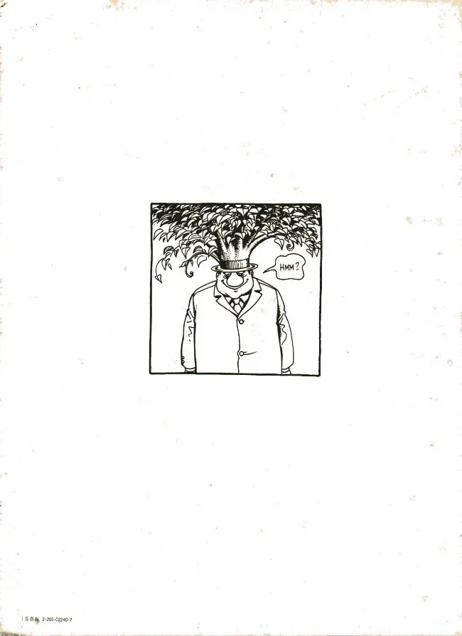 Verso de l'album L'Homme au chapeau mou Tome 3 On n'est pas de bois