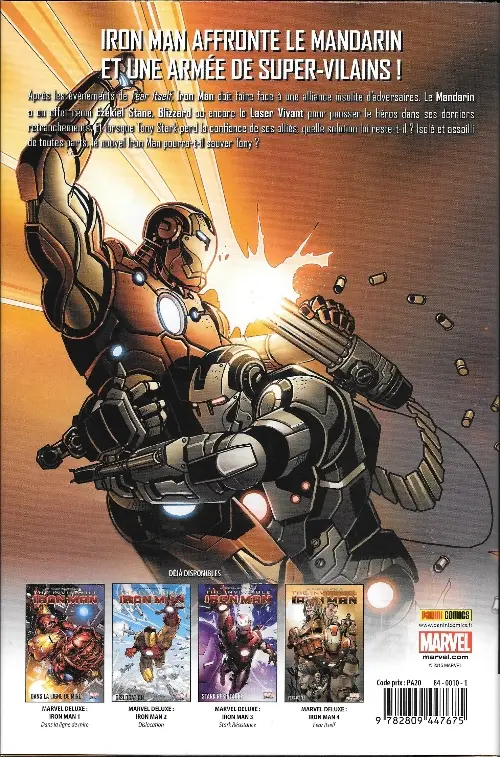 Verso de l'album The Invincible Iron Man Tome 5 Démon