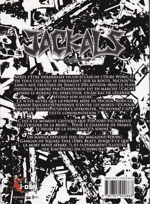 Verso de l'album Jackals 6