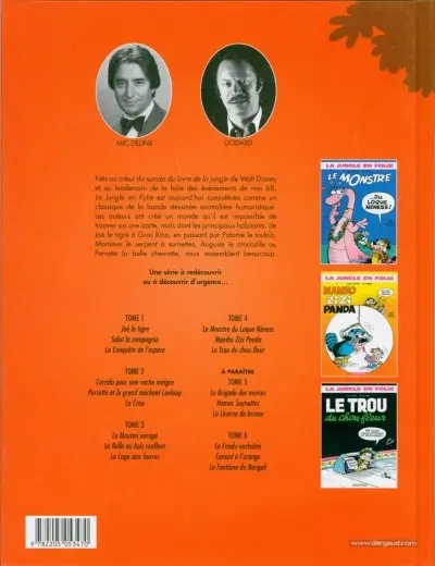 Verso de l'album La Jungle en folie L'Intégrale Tome 4