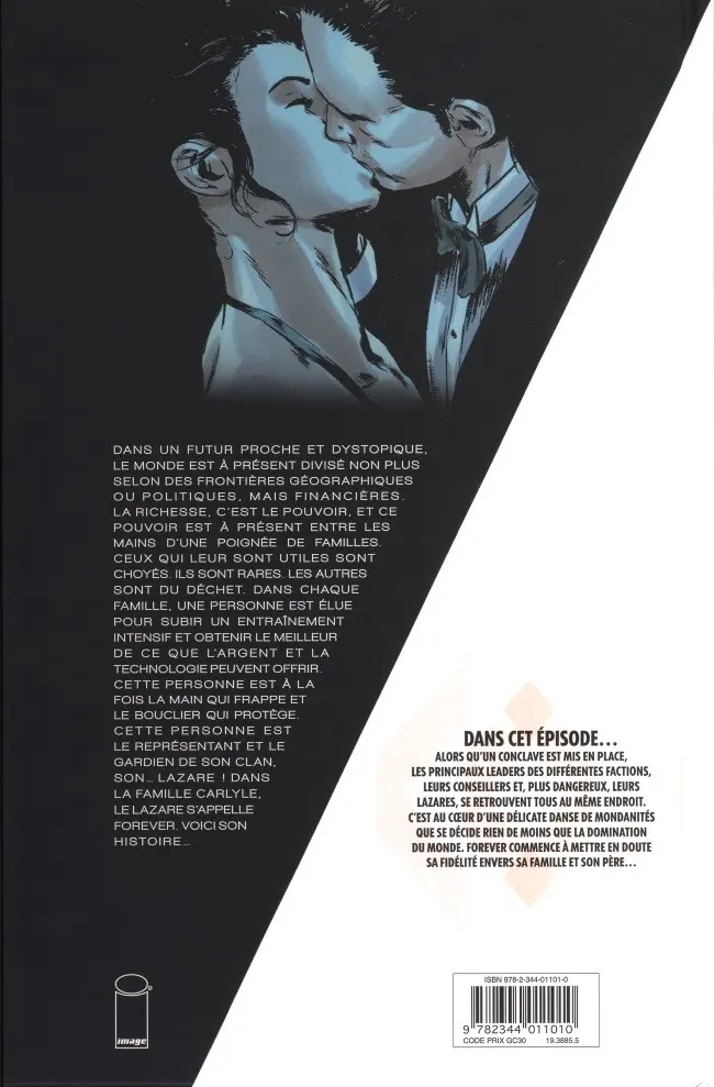 Verso de l'album Lazarus Tome 3 Conclave