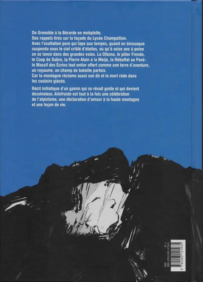 Verso de l'album Ailefroide - Altitude 3954