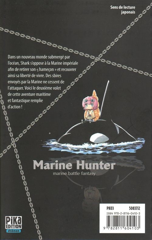 Verso de l'album Marine Hunter 2