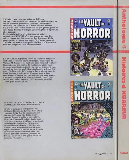 Verso de l'album Les Meilleures histoires de... Tome 5 Les meilleures histoires d'horreur