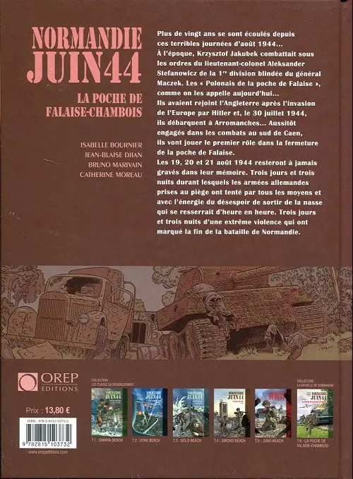 Verso de l'album Normandie juin 44 Tome 6 La poche de Falaise-Chambois