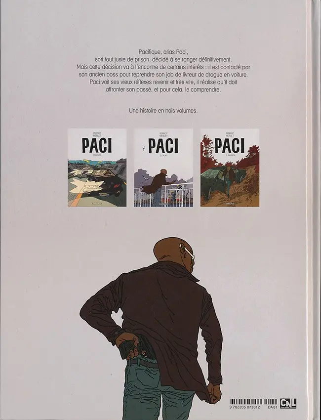 Verso de l'album Paci Tome 3 Rwanda