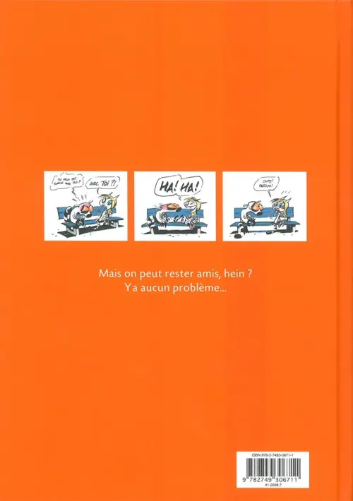 Verso de l'album Le Parcours d'un puceau