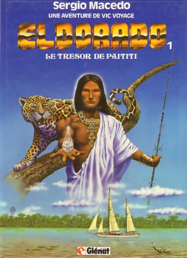 Couverture de l'album Une aventure de Vic Voyage Tome 1 Eldorado : Le trésor de Païtiti