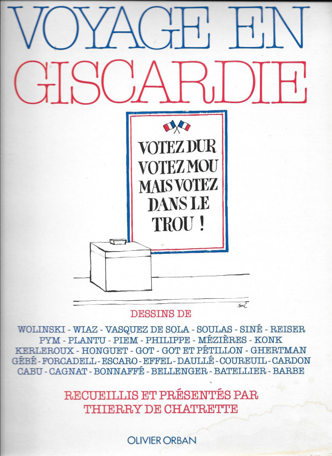 Couverture de l'album Voyage en Giscardie