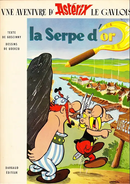 Couverture de l'album Astérix Tome 2 La serpe d'or