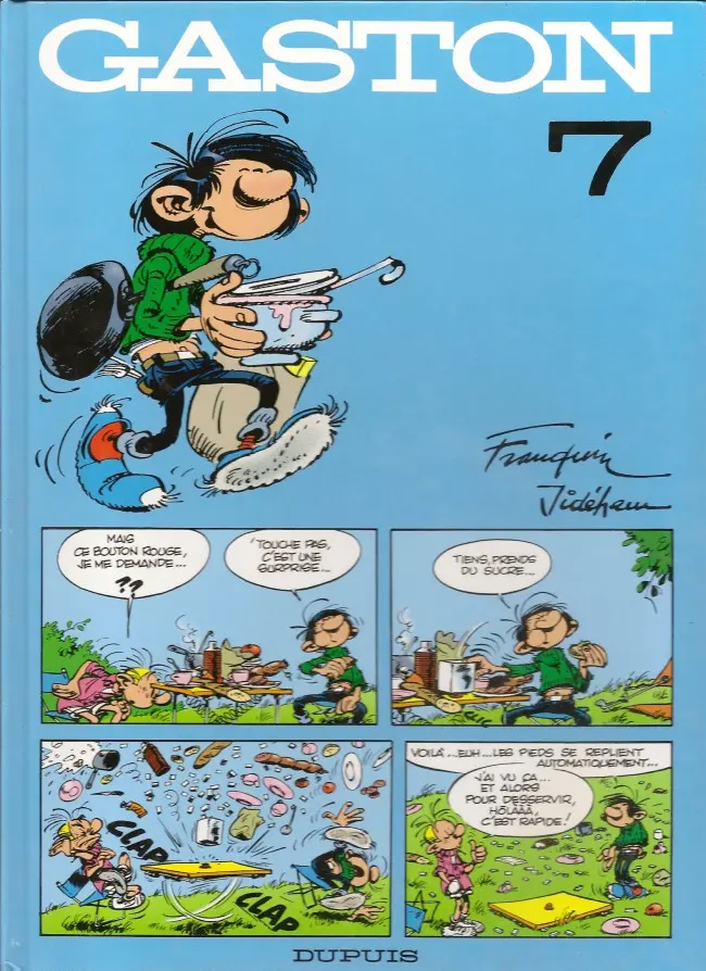 Couverture de l'album Gaston Tome 7 Édition spéciale 40e anniversaire