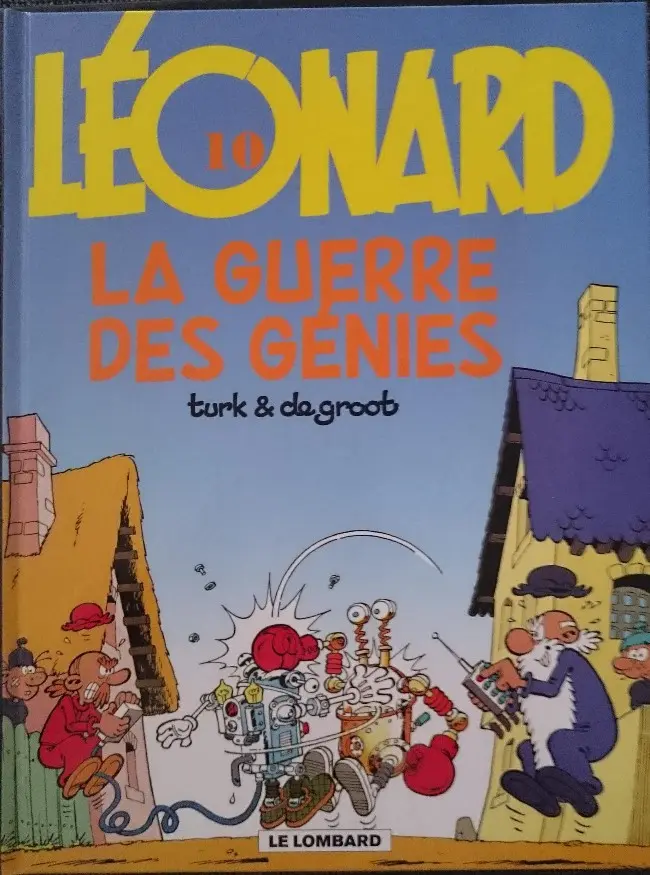Couverture de l'album Léonard Tome 10 La guerre des génies