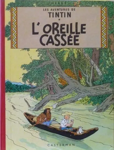 Couverture de l'album Tintin Tome 6 L'oreille cassée