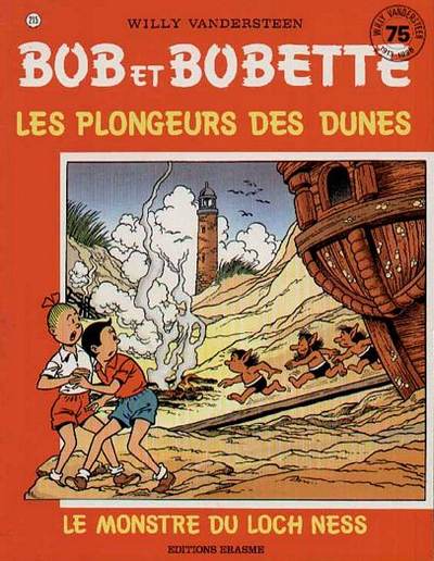 Couverture de l'album Bob et Bobette Tome 215 Les plongeurs des dunes / Le Monstre du Loch Ness