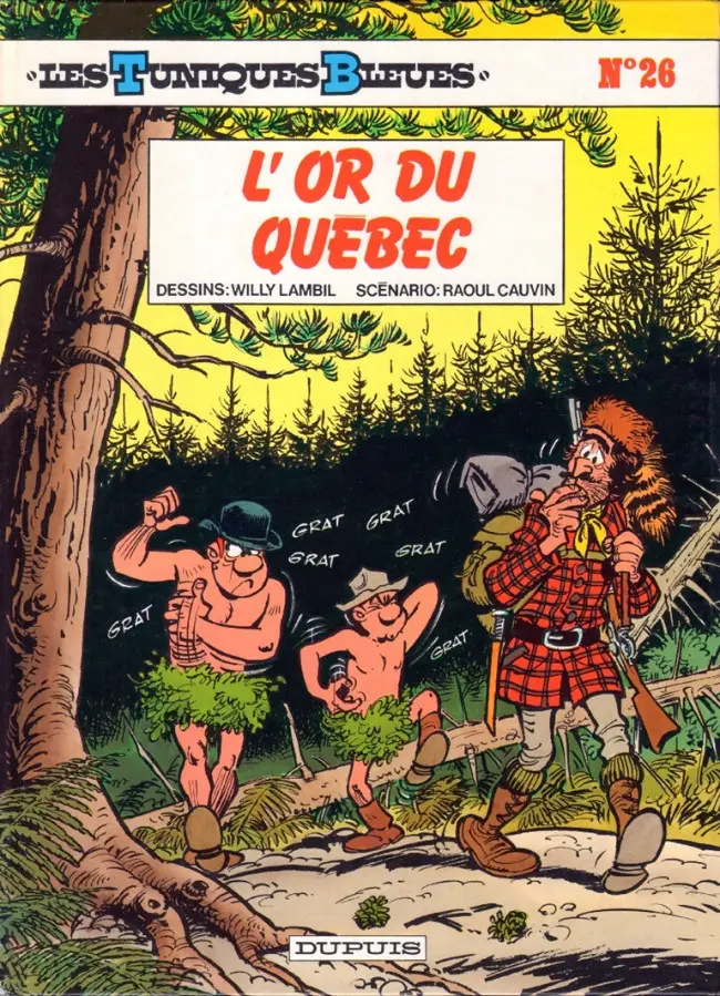 Couverture de l'album Les Tuniques Bleues Tome 26 L'or du Québec