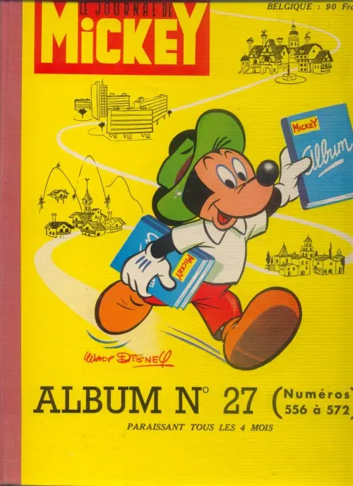 Couverture de l'album Le Journal de Mickey Album N° 27