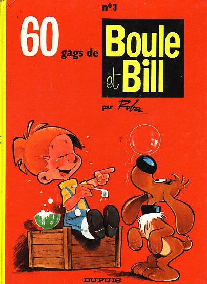 Couverture de l'album Boule et Bill N° 3 60 gags de Boule et Bill