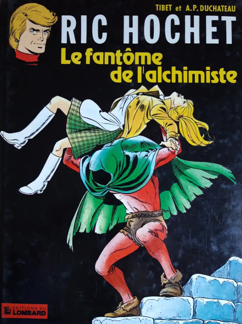 Couverture de l'album Ric Hochet Tome 30 Le fantôme de l'alchimiste