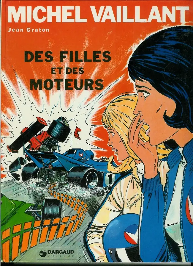 Couverture de l'album Michel Vaillant Tome 25 Des filles et des moteurs