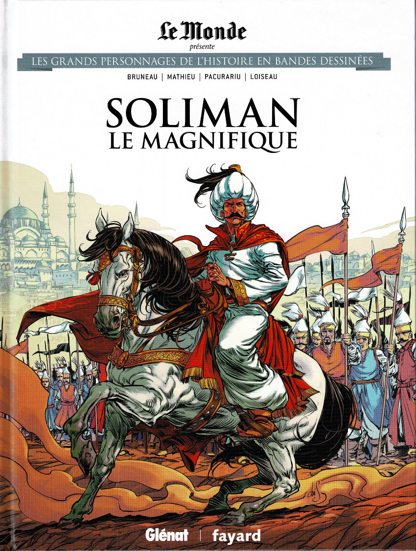 Couverture de l'album Les grands personnages de l'Histoire en bandes dessinées Tome 35 Soliman le Magnifique
