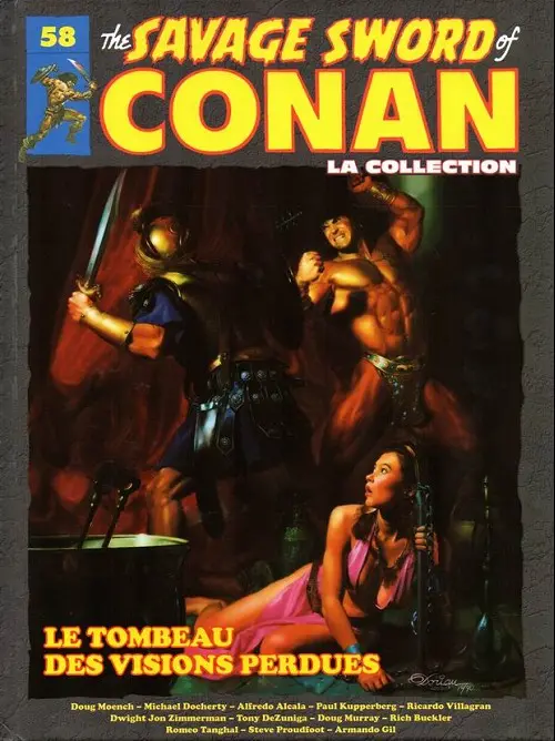 Couverture de l'album The Savage Sword of Conan - La Collection Tome 58 Le tombeau des visions perdues