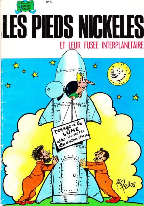 Couverture de l'album Les Pieds Nickelés Tome 40 Les Pieds Nickelés et leur fusée interplanétaire