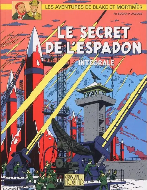 Couverture de l'album Blake et Mortimer Le Secret de l'Espadon - Intégrale