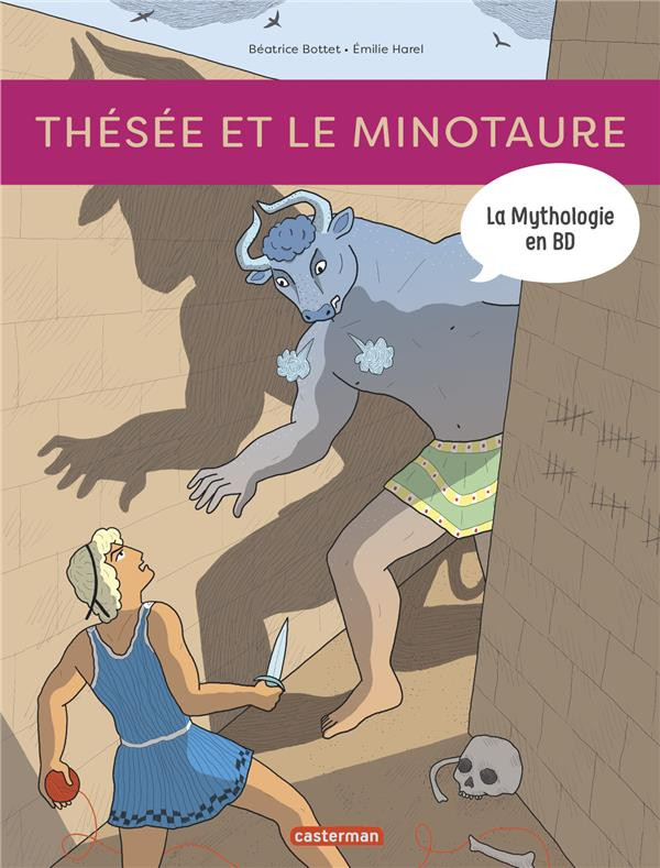 Couverture de l'album La Mythologie en BD Tome 4 Thésée et le Minotaure
