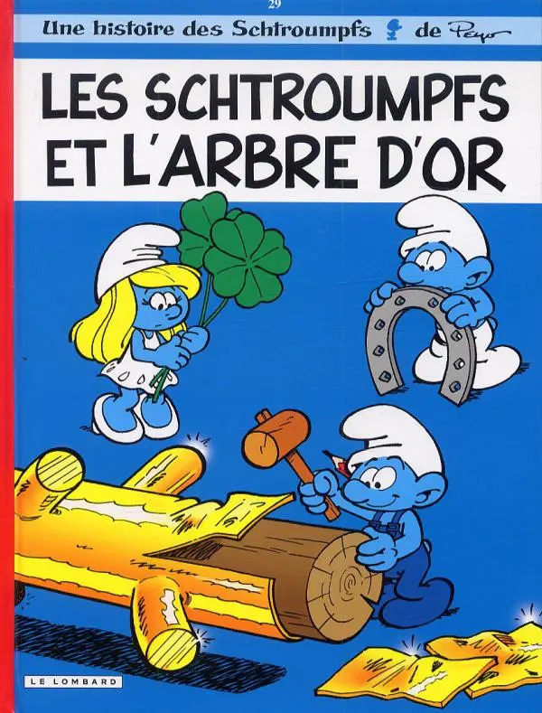 Couverture de l'album Les Schtroumpfs Tome 29 Les Schtroumpfs et l'arbre d'or